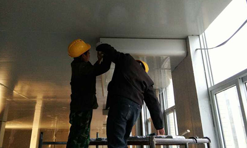 郫县电子厂房施工1.13