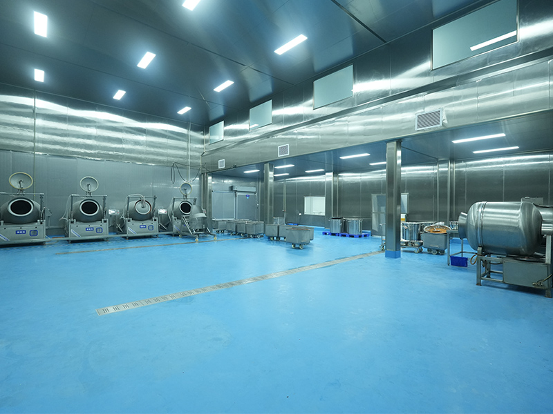十万级调味品净化车间完工实景，食品 GMP 洁净车间标准装修