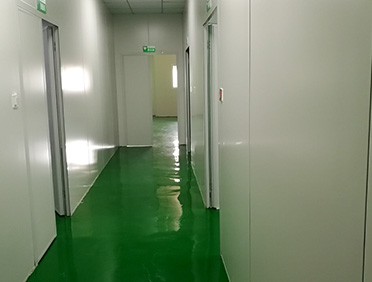 川大丹永露生物科技有限公司代用茶厂房施工现场8.9