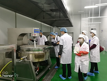 成都光合食品有限公司厂房装修现场