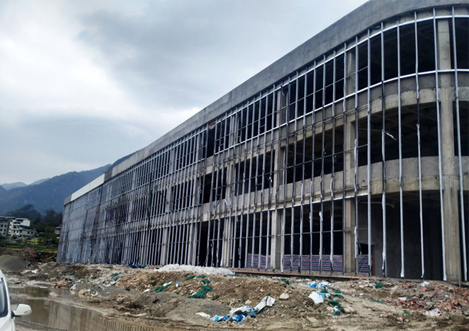 重庆美缀美食品有限公司厂房装修现场