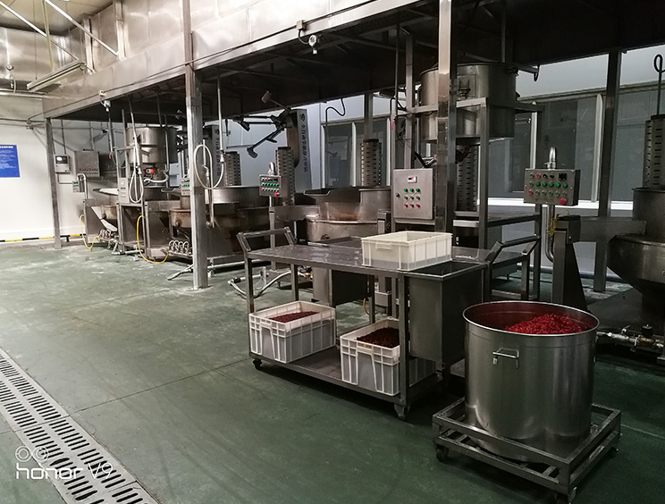 四川省德旌阳区林娃食品有限公司厂房装修现场