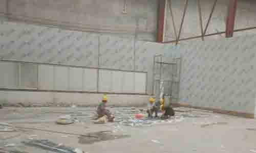 20170524大邑小龙坎项目  挂吊筋，贴砖，拉电线