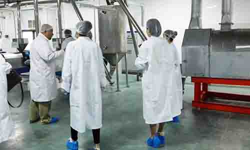 爱华食品厂房装修案例