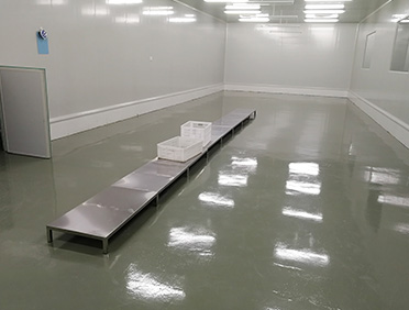 四川美料美味食品科技有限公司厂房装修施工现场9.17