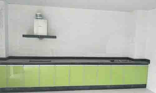 20170517广汉7栋毛肚厂 钢制门喷漆，橱柜安装