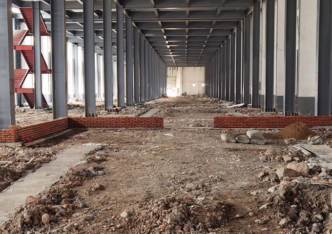 江苏啃馋你食品有限公司厂房装修和办公室装修一步到位