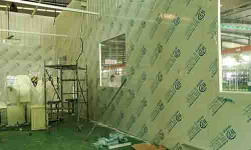 20170801乐山犍为 吊顶，做回风柱，窗户，门